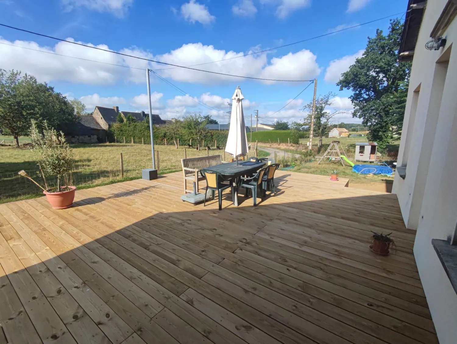 Amenagement terrasse Châteaubourg