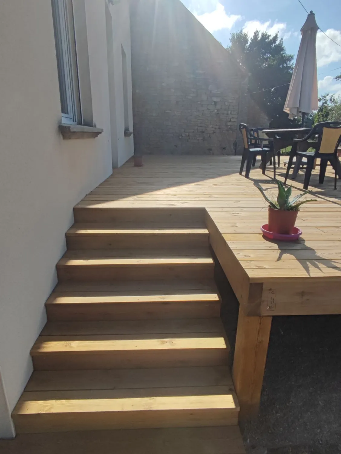 Terrasse bois La Bouëxière